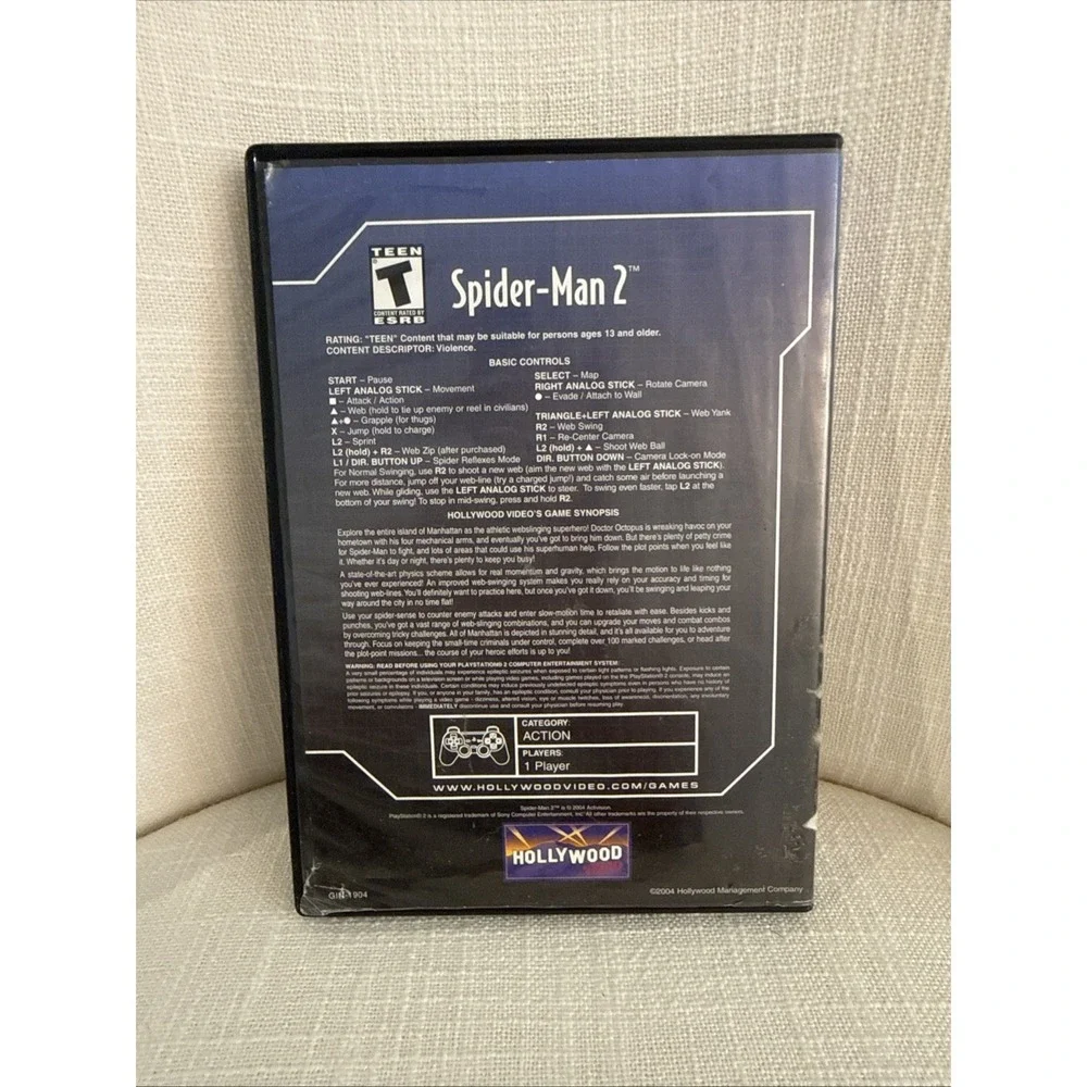 Spider-Man & Spider-Man 2 PS2 (Sony PlayStation 2) CIB Complete‎ Great Condition